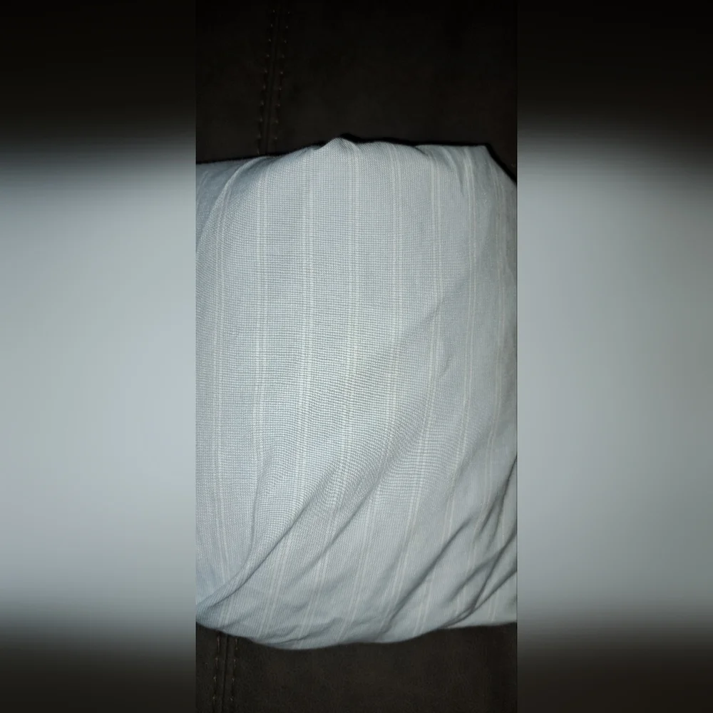 Tommy Hilfiger Twin Sheet Set Blue And White Flat & Fitted TH Bedding Great Cond